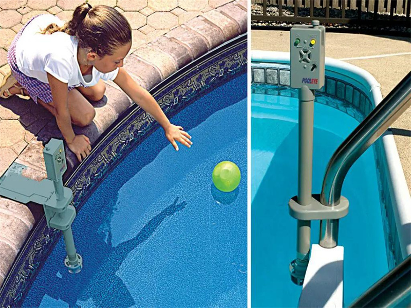  Outdoor swimming pool safety alarm working in high temperature and wet environment