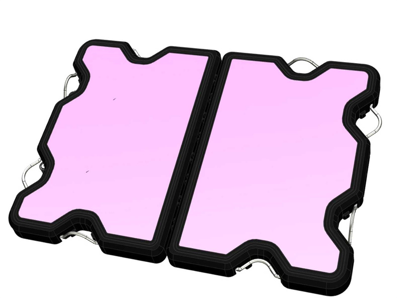 Custom Hinge Folding Fitness Board Household Sports Equipment ODM
