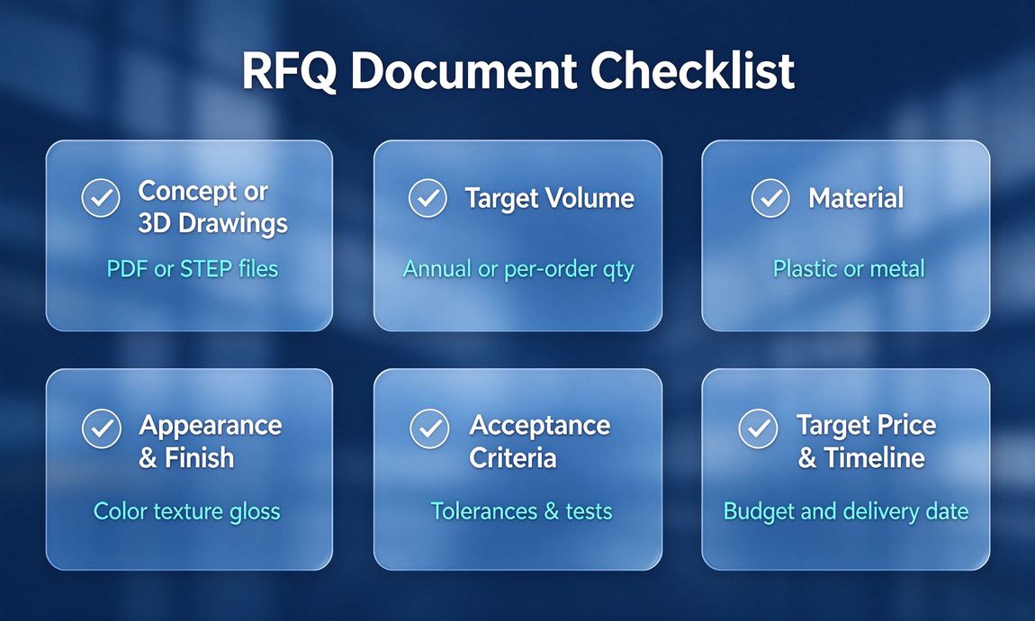 How to prepare your documents before sending an OEM ODM RFQ to China manufacturer