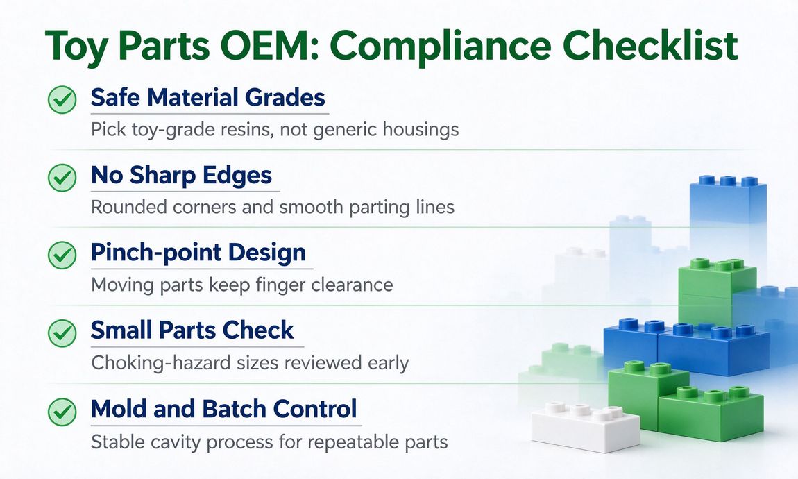 What special requirements should toy custom OEM manufacturing comply with
